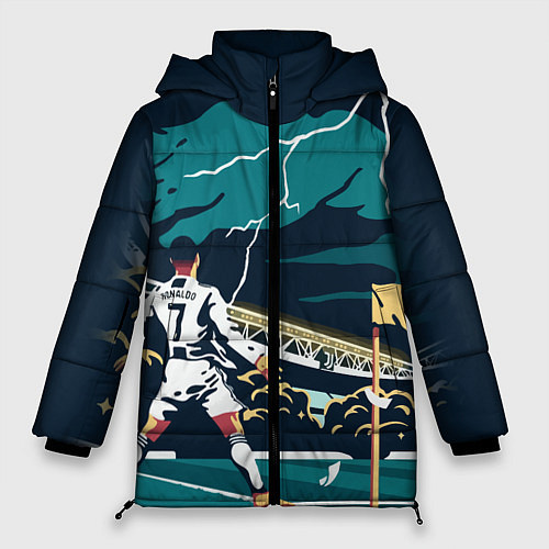 Женская зимняя куртка Ronaldo lightning / 3D-Красный – фото 1