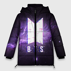 Куртка зимняя женская BTS: Violet Space, цвет: 3D-черный