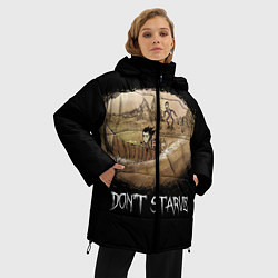 Куртка зимняя женская Don't starve stories, цвет: 3D-черный — фото 2