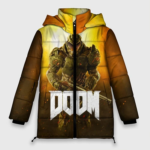 Женская зимняя куртка DOOM: Soldier / 3D-Светло-серый – фото 1