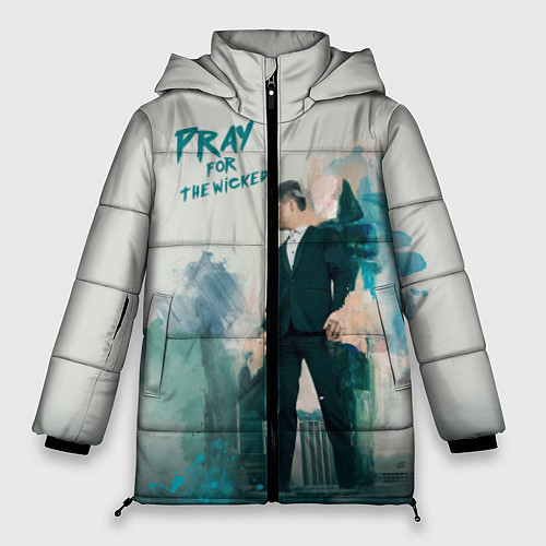 Женская зимняя куртка Brendon Urie / 3D-Черный – фото 1