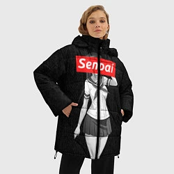 Куртка зимняя женская Senpai: School Girl, цвет: 3D-красный — фото 2