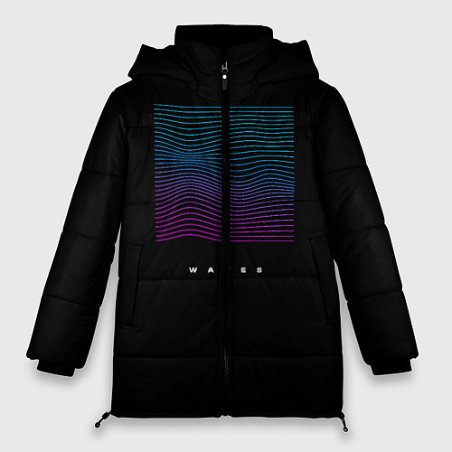 Женская зимняя куртка Neon WAVES / 3D-Черный – фото 1