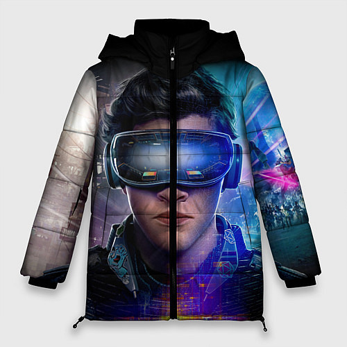 Женская зимняя куртка Ready Player One / 3D-Черный – фото 1