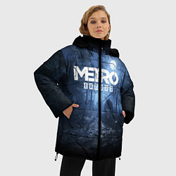 Куртка зимняя женская Metro Exodus: Dark Moon, цвет: 3D-черный — фото 2