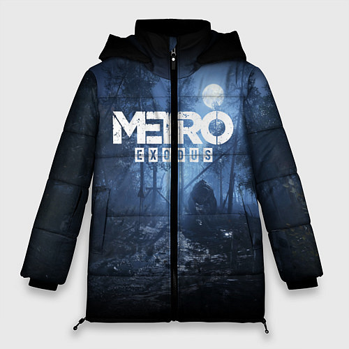 Женская зимняя куртка Metro Exodus: Dark Moon / 3D-Красный – фото 1