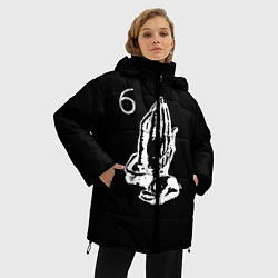 Куртка зимняя женская Drake 6IX, цвет: 3D-черный — фото 2