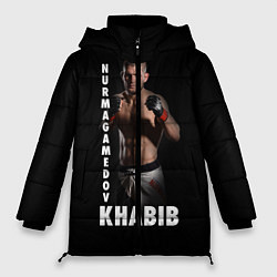 Куртка зимняя женская Хабиб: Дагестанский борец, цвет: 3D-светло-серый