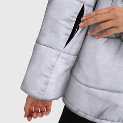 Куртка зимняя женская Лучший в мире психотерапевт, цвет: 3D-черный — фото 2