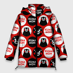 Куртка зимняя женская Kumamon Pattern, цвет: 3D-черный