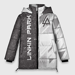 Куртка зимняя женская Linkin Park: Grey Form, цвет: 3D-черный