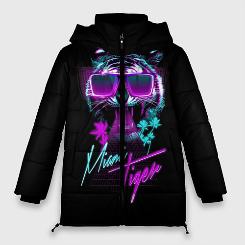 Женская зимняя куртка Miami Tiger / 3D-Черный – фото 1