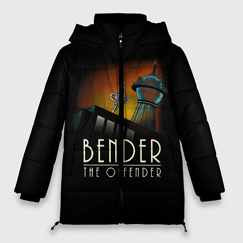 Женская зимняя куртка Bender The Offender / 3D-Черный – фото 1