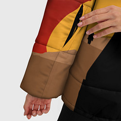 Куртка зимняя женская RDR 2: Dark Man, цвет: 3D-черный — фото 2