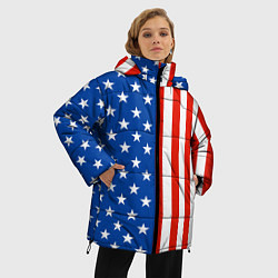 Куртка зимняя женская American Patriot, цвет: 3D-черный — фото 2