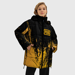 Куртка зимняя женская PUBG: Yellow Colour, цвет: 3D-светло-серый — фото 2