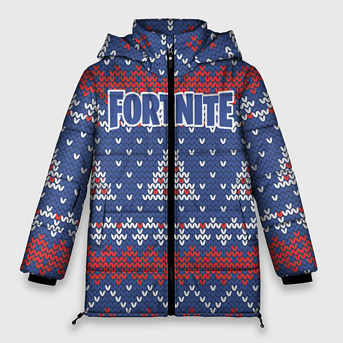 Женская зимняя куртка Fortnite: New Year / 3D-Черный – фото 1