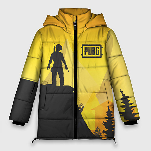 Женская зимняя куртка PUBG: Sunrise / 3D-Светло-серый – фото 1