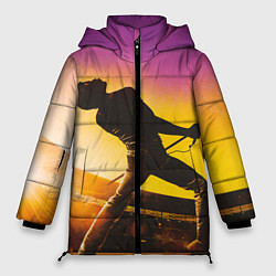 Куртка зимняя женская Bohemian Rhapsody, цвет: 3D-черный
