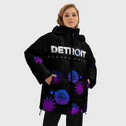 Куртка зимняя женская Detroit: Become Human, цвет: 3D-черный — фото 2