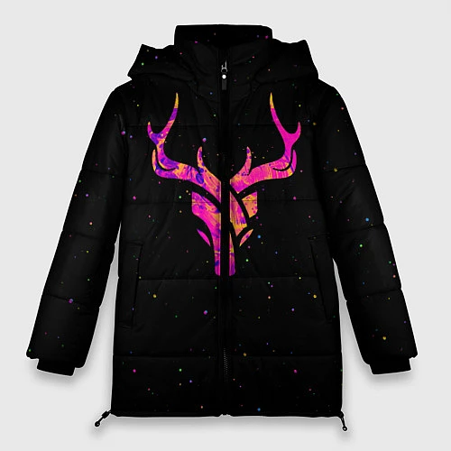 Женская зимняя куртка Neon Deer / 3D-Черный – фото 1