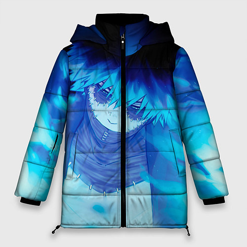 Женская зимняя куртка Моя геройская академия Даби / 3D-Черный – фото 1