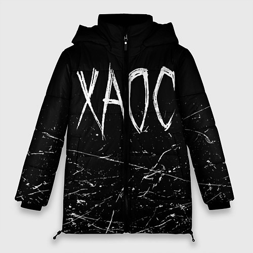 Женская зимняя куртка GONE Fludd ХАОС Черный / 3D-Черный – фото 1
