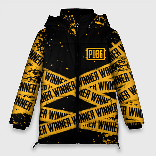 Женская зимняя куртка PUBG: Only Winner / 3D-Черный – фото 1