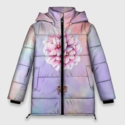 Женская зимняя куртка Цветочный шар