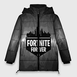 Куртка зимняя женская FORTNITE FOREVER, цвет: 3D-черный