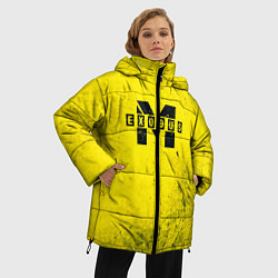 Куртка зимняя женская Metro Exodus: Yellow Grunge, цвет: 3D-красный — фото 2