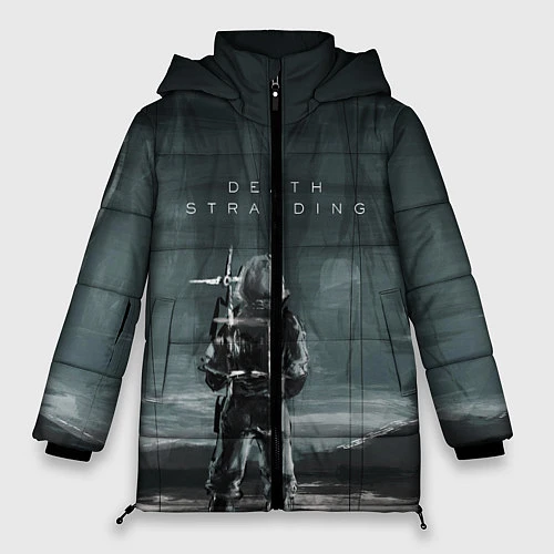 Женская зимняя куртка Death Stranding: Dark Space / 3D-Черный – фото 1