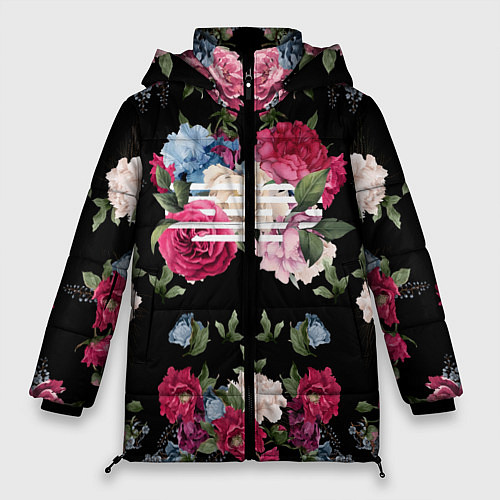 Женская зимняя куртка Big Bang: Flower Road / 3D-Черный – фото 1