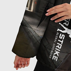 Куртка зимняя женская Counter-Strike, цвет: 3D-черный — фото 2