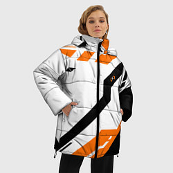 Куртка зимняя женская CS:GO Asiimov Light, цвет: 3D-черный — фото 2