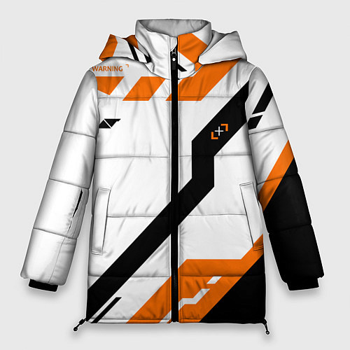 Женская зимняя куртка CS:GO Asiimov Light / 3D-Красный – фото 1