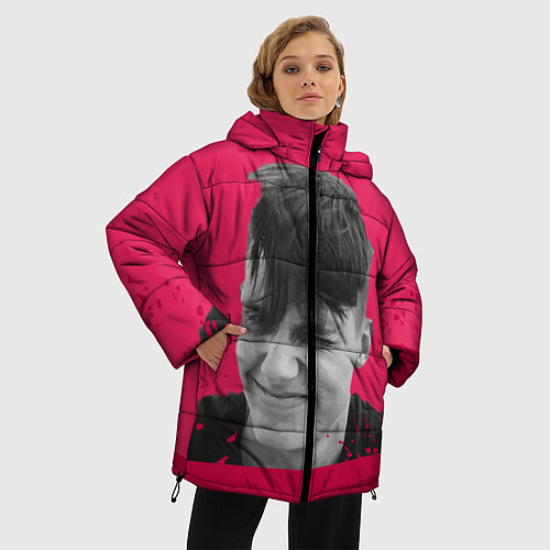 Женская зимняя куртка Тима Белорусских / 3D-Светло-серый – фото 3
