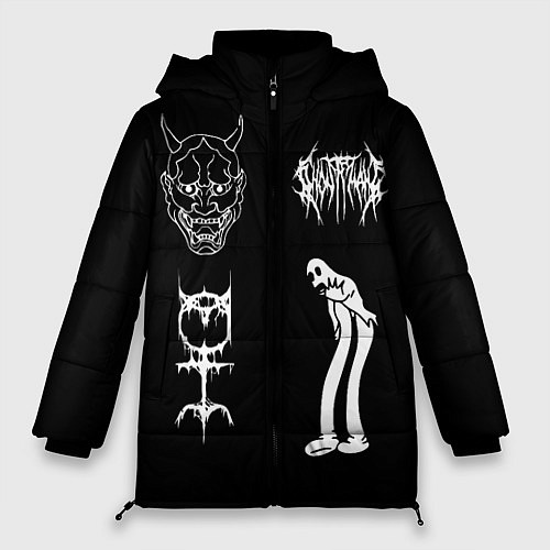 Женская зимняя куртка Ghostemane: Mercury Sign / 3D-Черный – фото 1