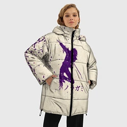Куртка зимняя женская Бездомный Бог, цвет: 3D-светло-серый — фото 2
