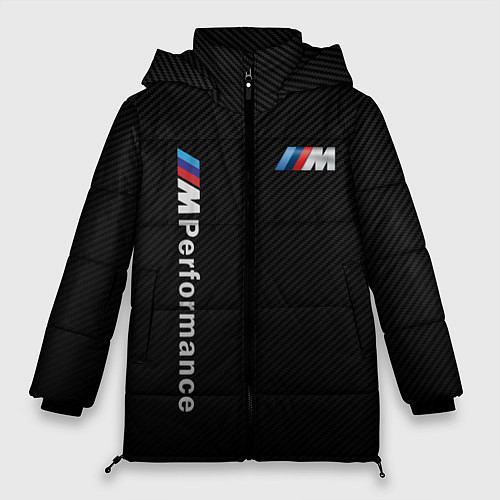 Женская зимняя куртка BMW M PERFORMANCE CARBON КАРБОН / 3D-Красный – фото 1