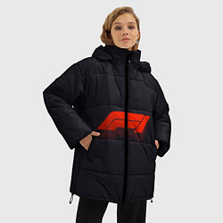 Куртка зимняя женская Formula 1, цвет: 3D-черный — фото 2