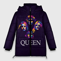 Куртка зимняя женская Queen: Fan Art, цвет: 3D-красный