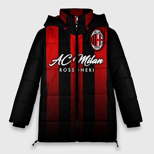 Женская зимняя куртка AC Milan / 3D-Черный – фото 1