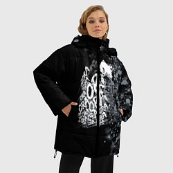Куртка зимняя женская JoJo, цвет: 3D-черный — фото 2