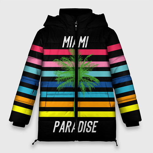 Женская зимняя куртка Miami Paradise / 3D-Черный – фото 1