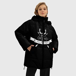 Куртка зимняя женская True Detective: 1995-2012, цвет: 3D-черный — фото 2