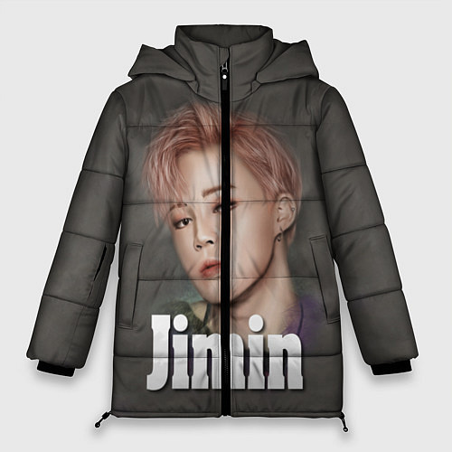 Женская зимняя куртка BTS Jimin / 3D-Светло-серый – фото 1