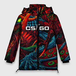 Куртка зимняя женская CS:GO Hyper Beast, цвет: 3D-черный