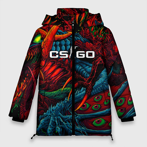 Женская зимняя куртка CS:GO Hyper Beast / 3D-Черный – фото 1