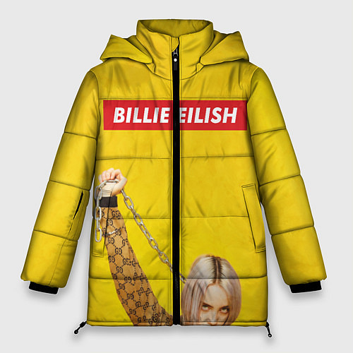 Женская зимняя куртка Billie Eilish / 3D-Черный – фото 1